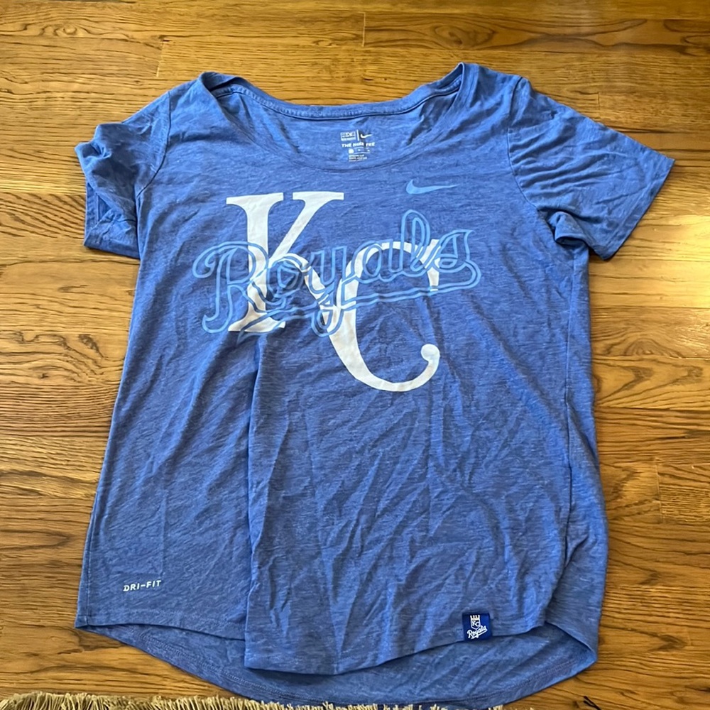 Nike Dr-Fit baby blue Royals tee. Size large.